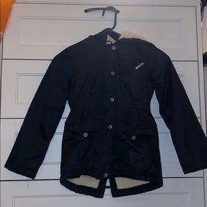 Navy Blue and White Girl’s Winter Jacket ❄️